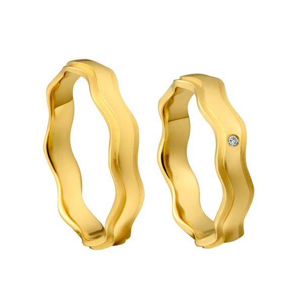 Kühnel Trauringe Weissgold 517384 + 517384