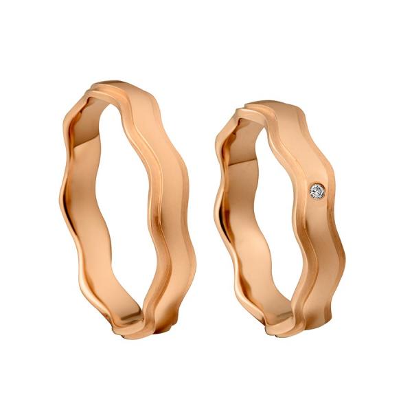 Kühnel Trauringe Weissgold 517384 + 517384