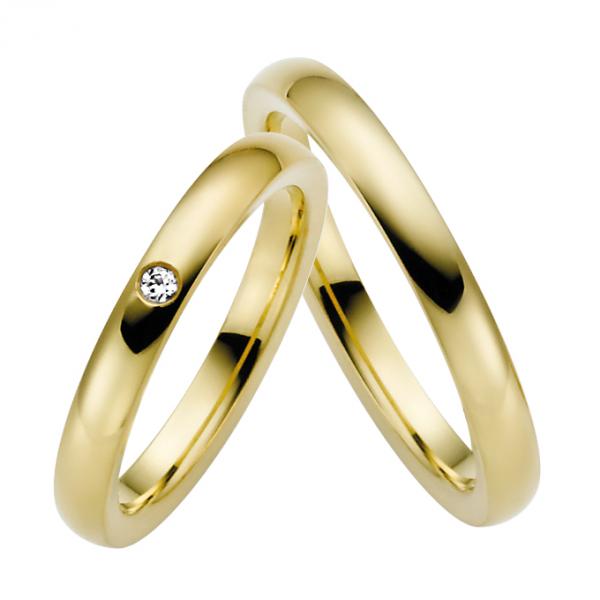 Rauschmayer Trauringe Gelbgold 11-88322 + 10-88322
