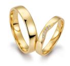 Gettmann Trauringe Gelbgold 8395,35 + 8395,45