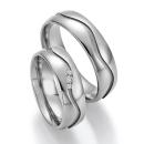 Nowotny-Collection Ruesch Partnerringe Titan 77/20090-060 + 77/20100-060