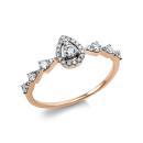 Diamant Ring 750er Rotgold 1V411R854-1 