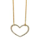 Diamant Collier 750er Gelbgold Herz 4C779G8-1 