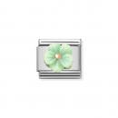 Nomination  COMPOSABLE CLASSIC   Perlmutt-Blüte GRÜN 430510/10